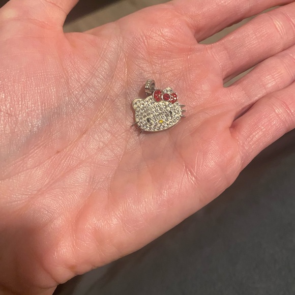 Stainless steel hello kitty charm - Picture 1 of 3
